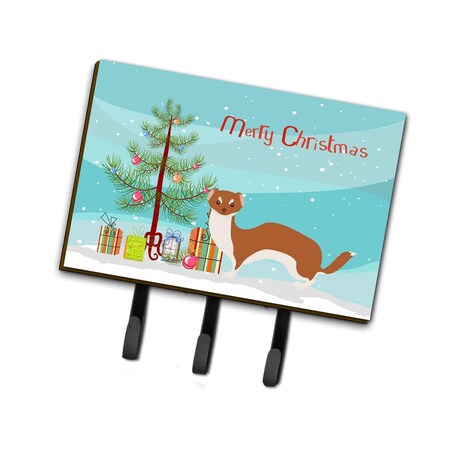Carolines Treasures Weasel Christmas Leash or Key Holder BB9237TH68